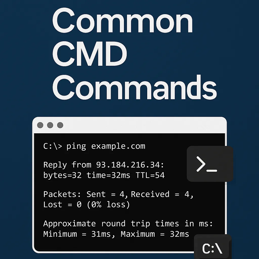 Common CMD Commands